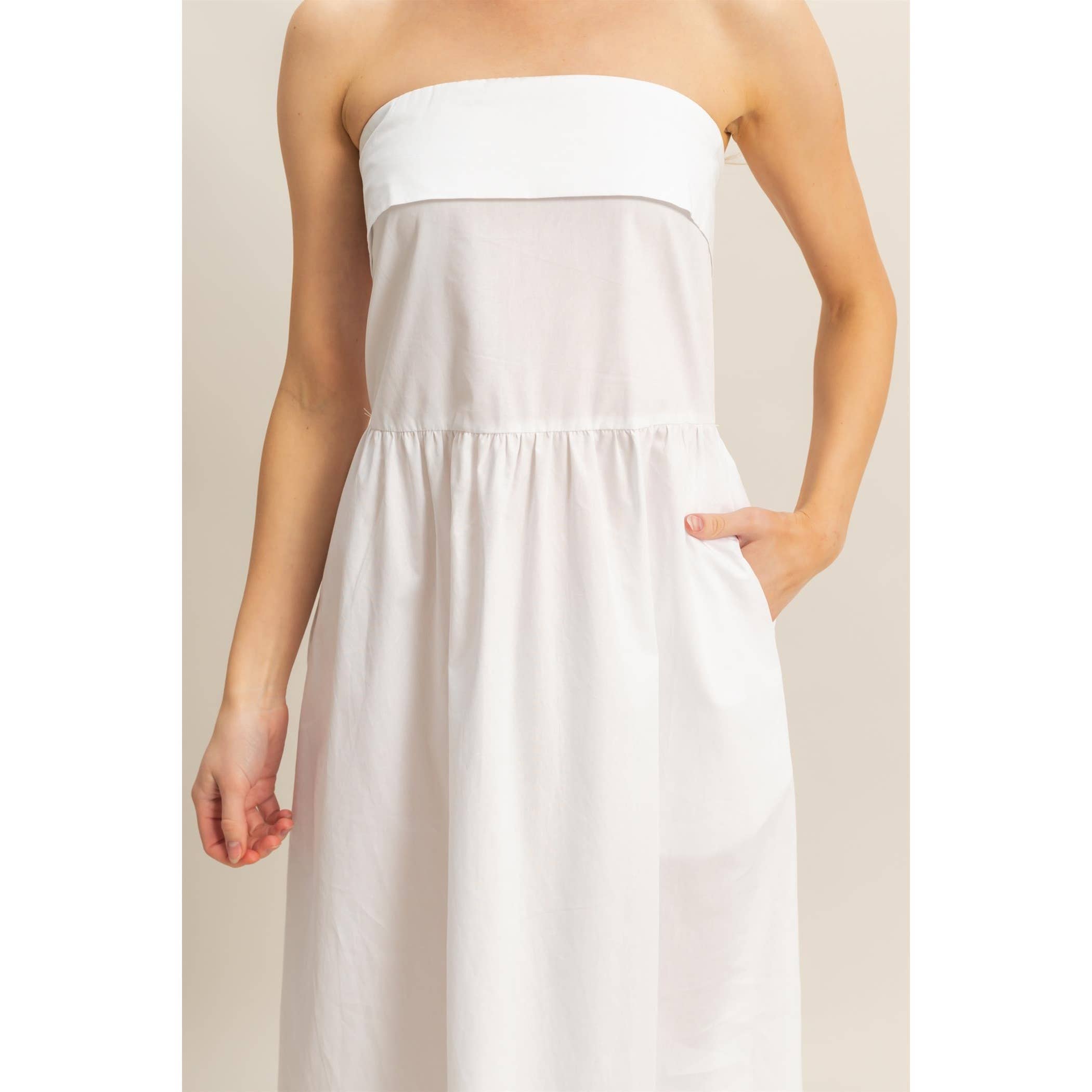 Chelsea Strapless Midi Dress