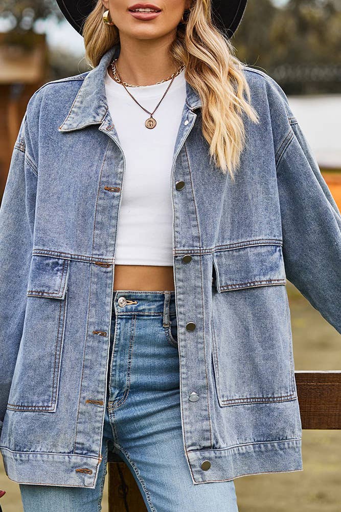 Washed Denim Jacket