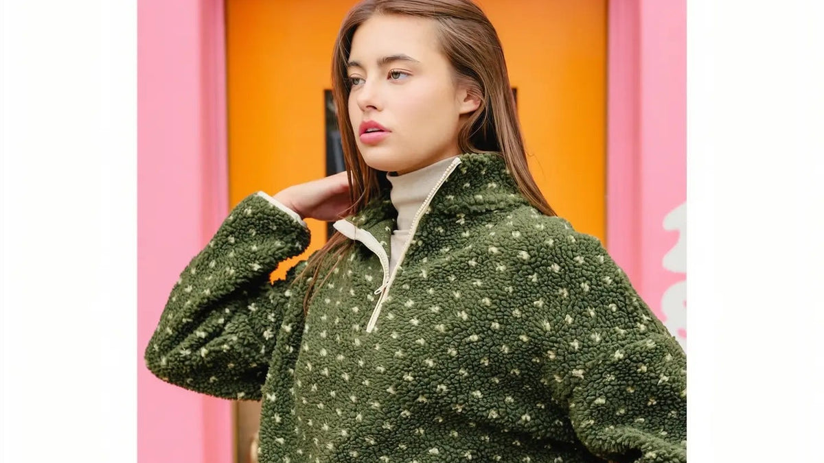 Polka Dot Sherpa