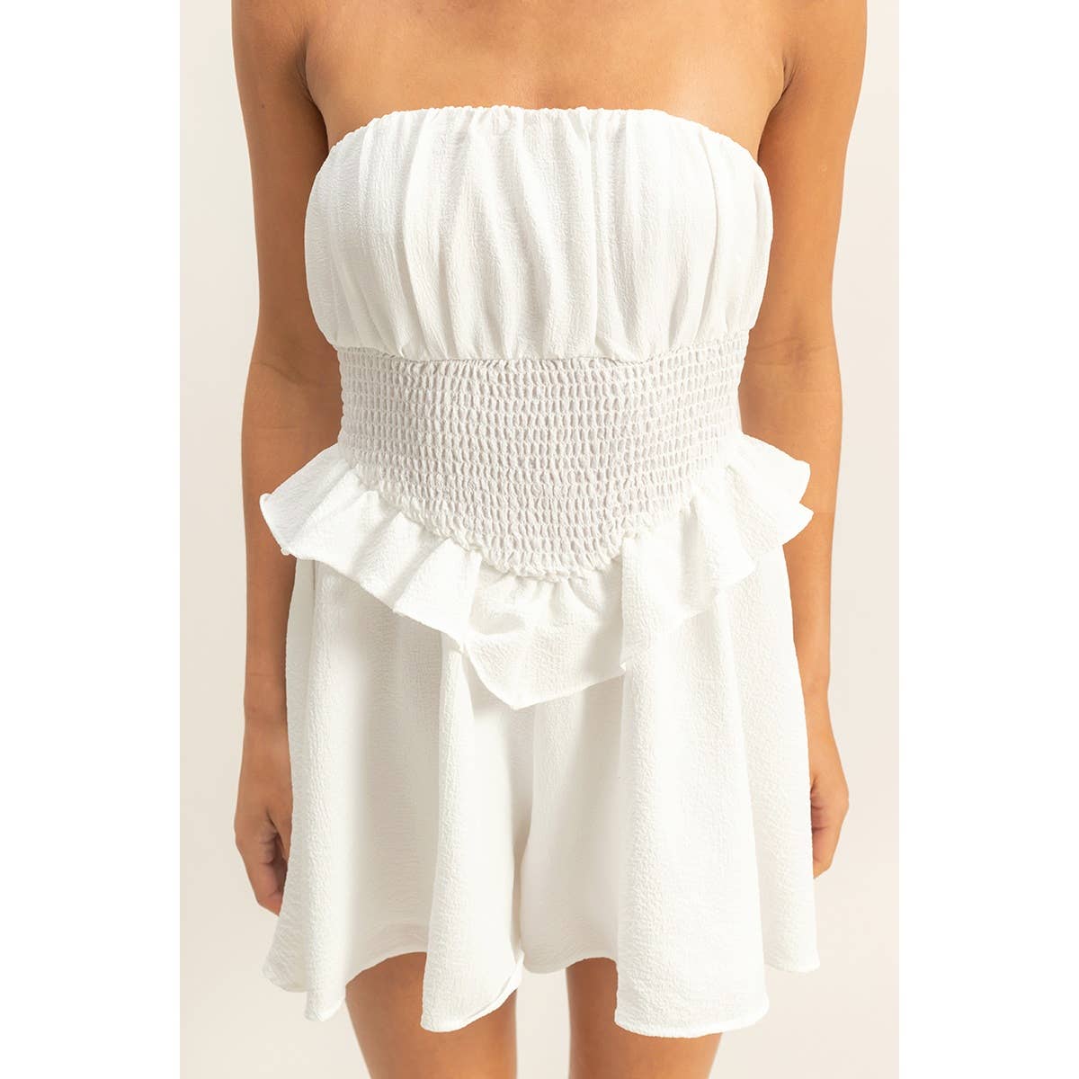 Andi Ruffled Romper