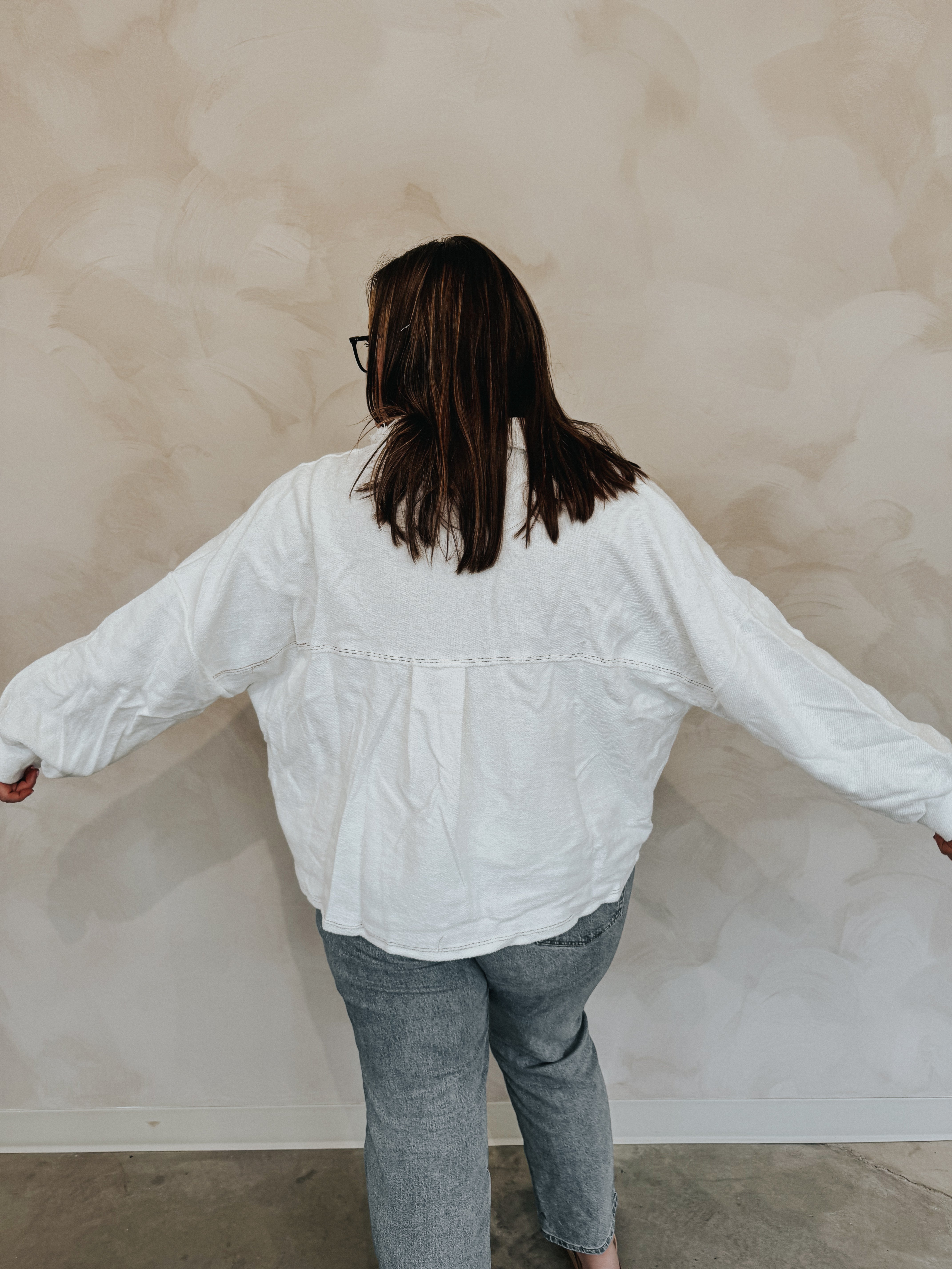 Justine Cropped Shacket