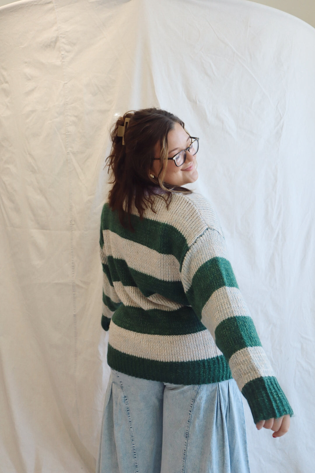 Oversized Striped Sweater