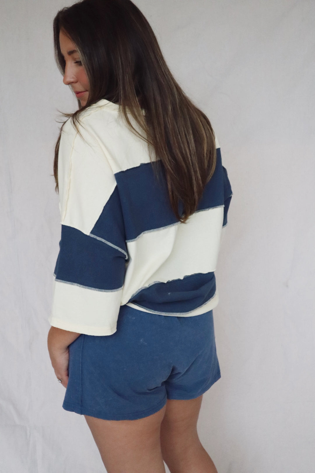 Blue Baggy Shorts