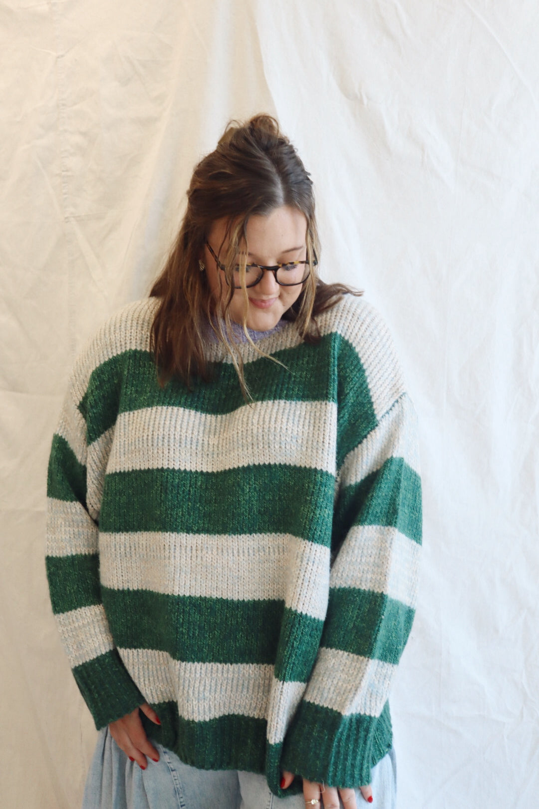 Oversized Striped Sweater