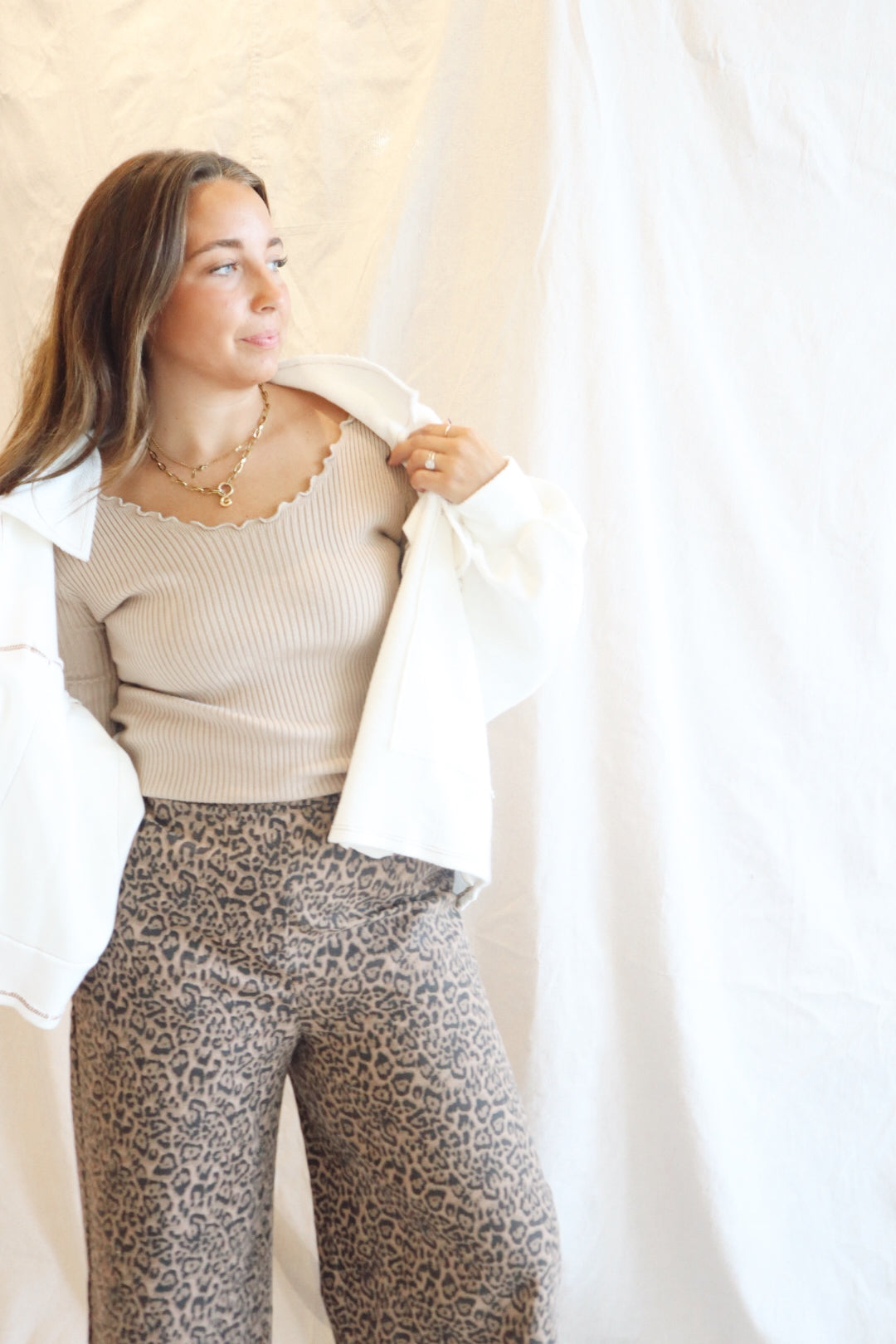 Justine Cropped Shacket