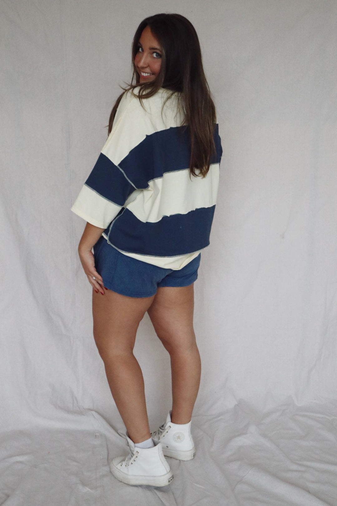 Blue Baggy Shorts