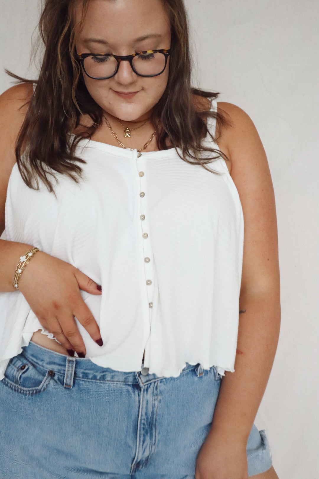 BONDI BUTTON TANK
