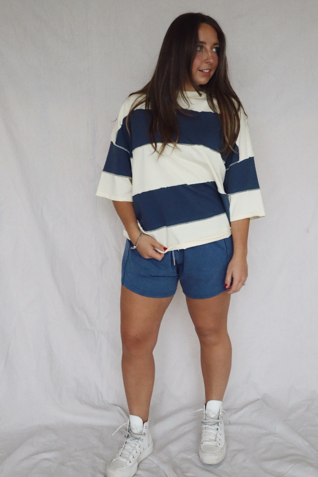 Blue Baggy Shorts