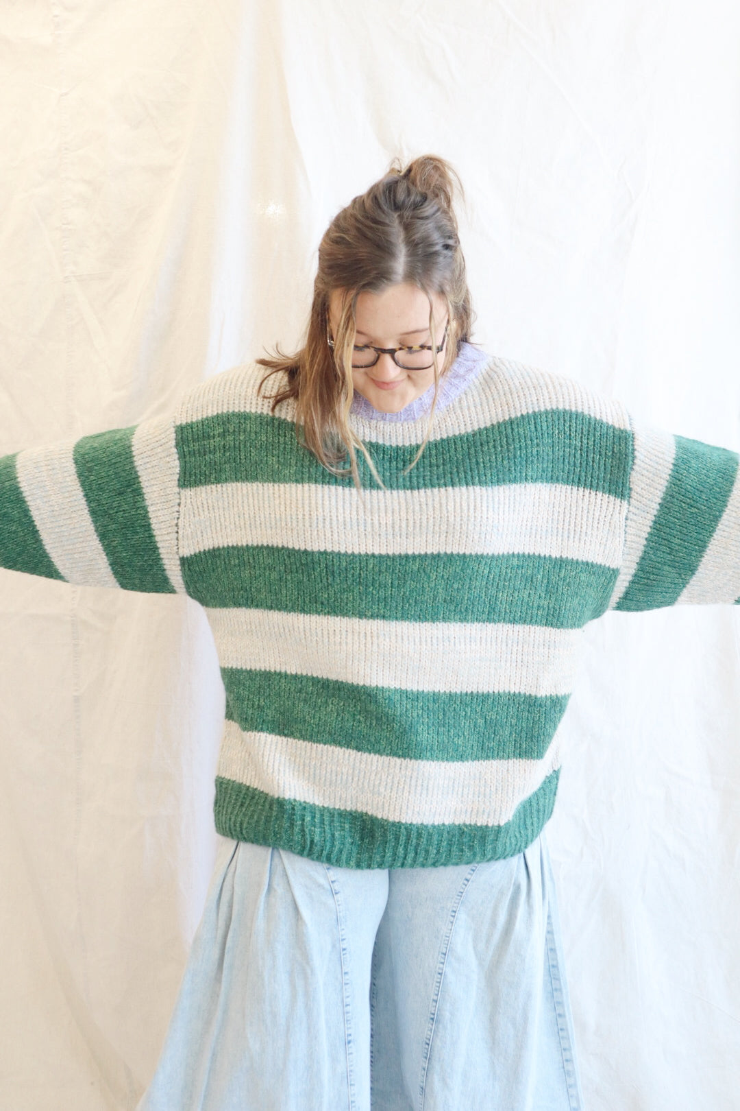 Oversized Striped Sweater
