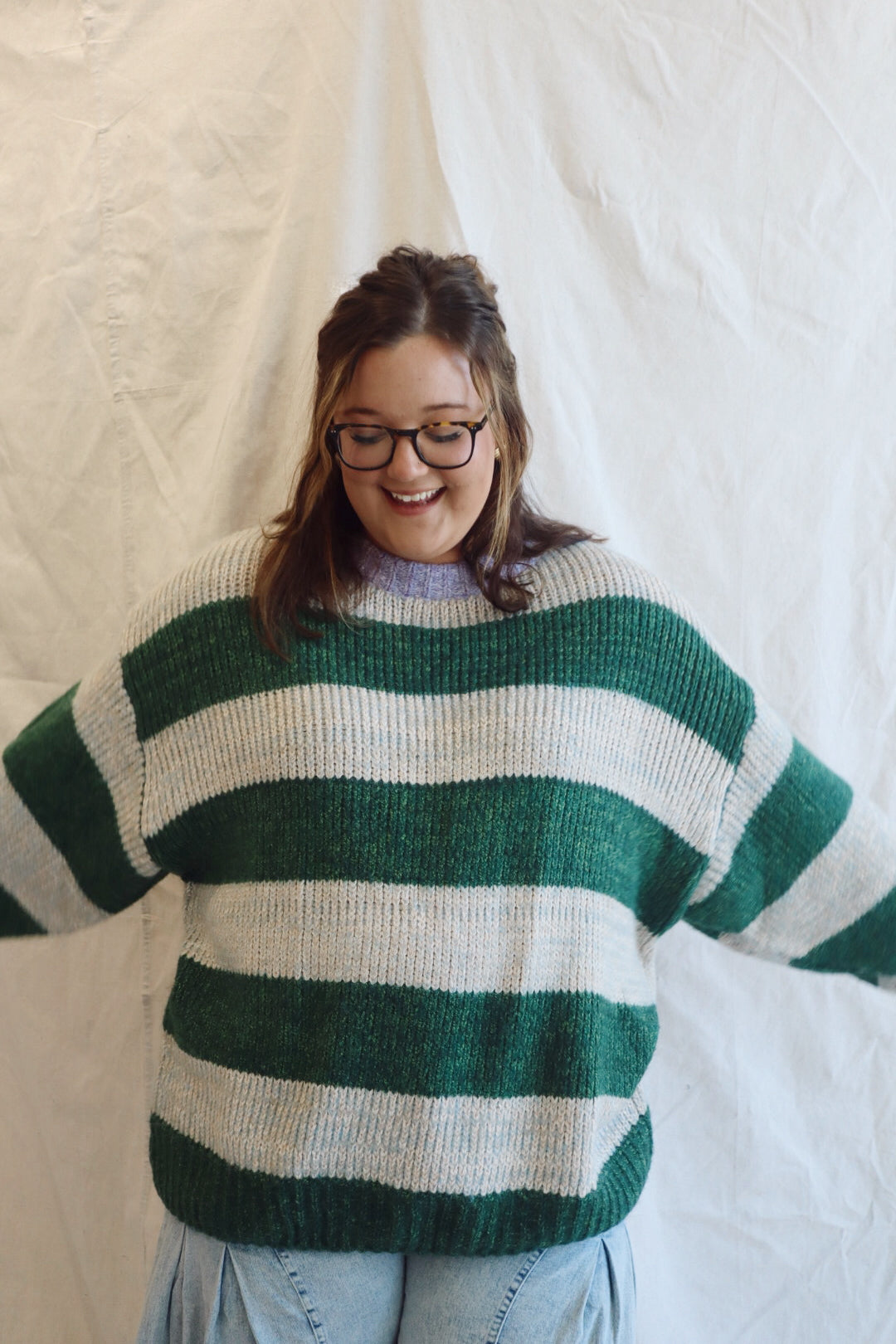Oversized Striped Sweater