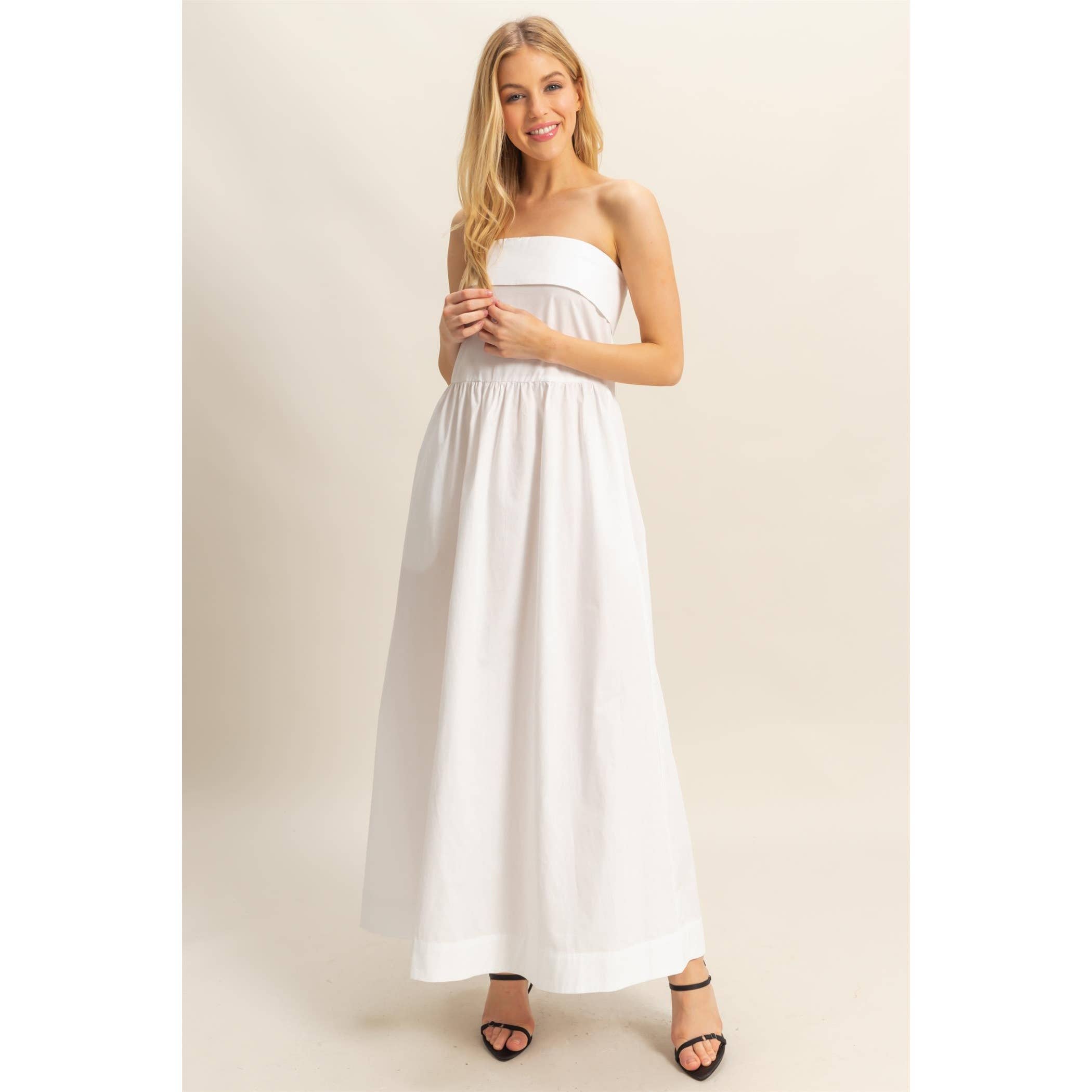 Chelsea Strapless Midi Dress