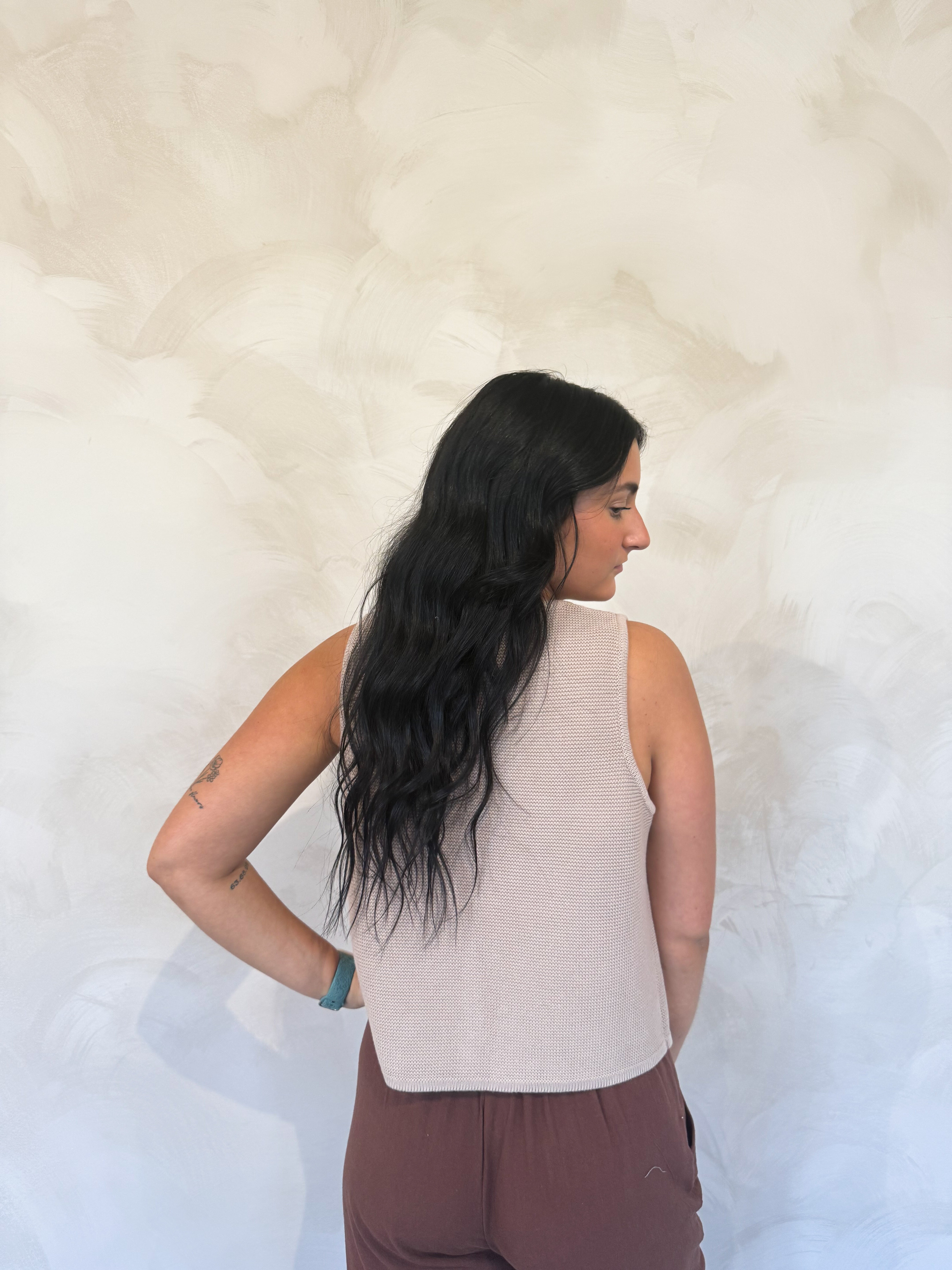TIE FRONT VEST