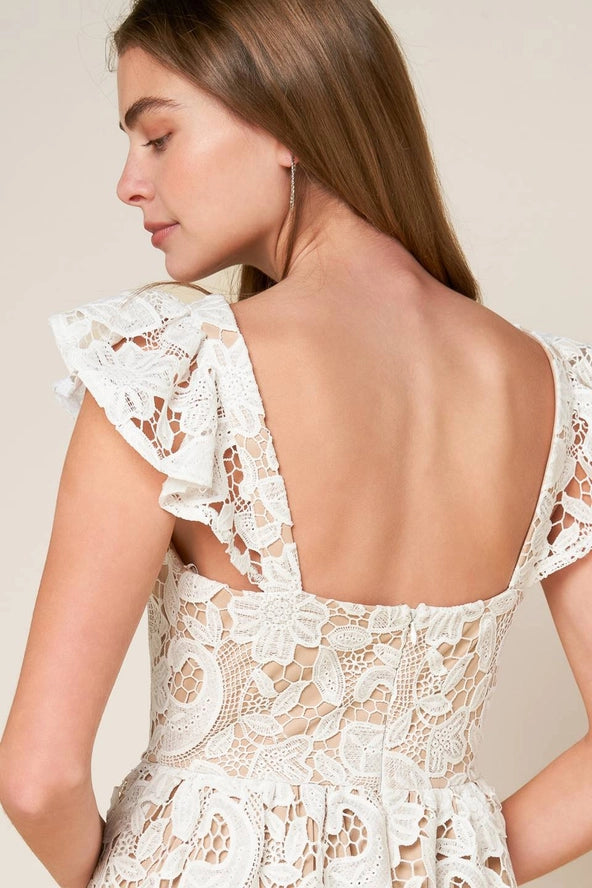 Fayette Lace Midi