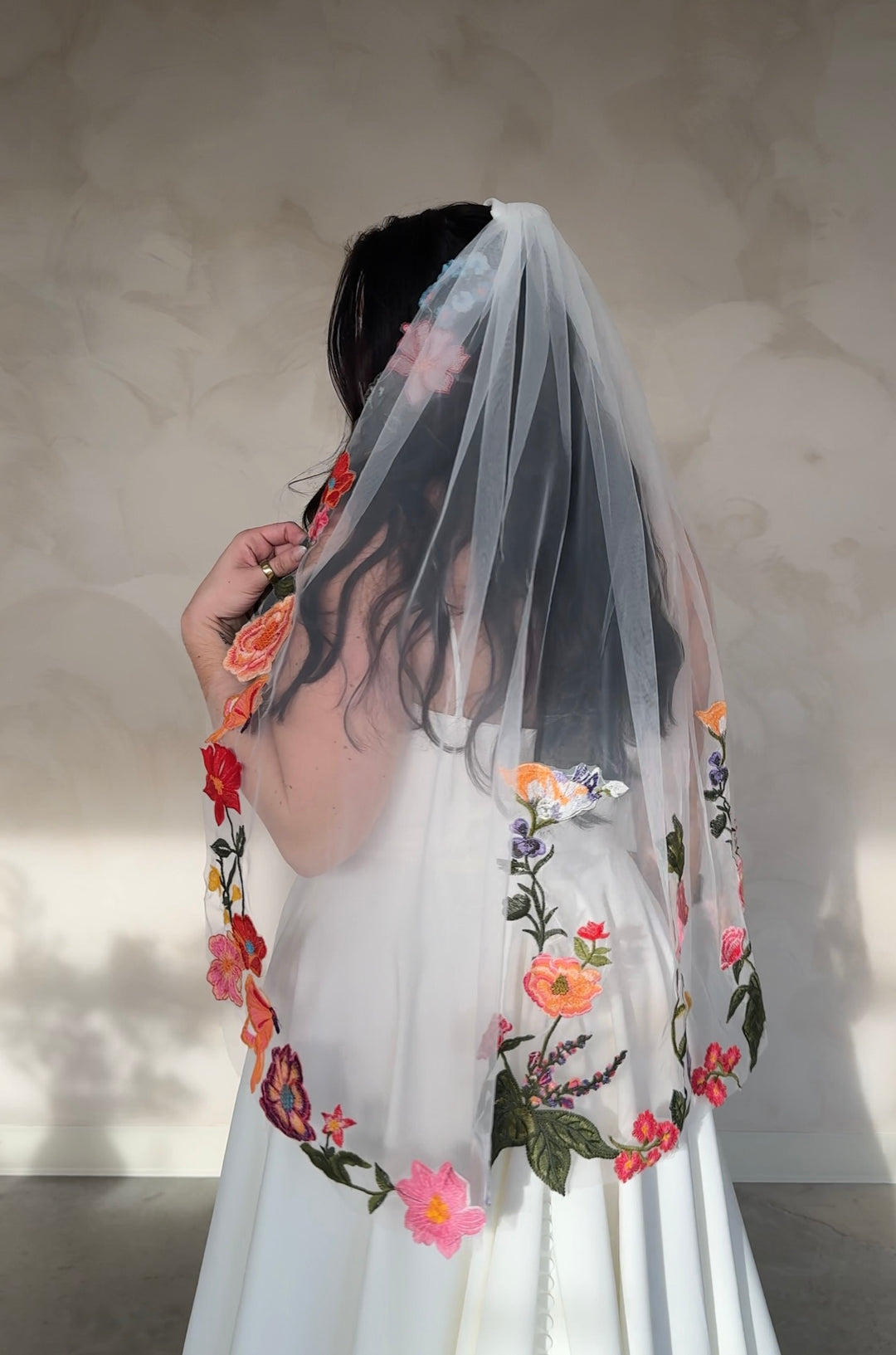 SPRING- Floral Veil