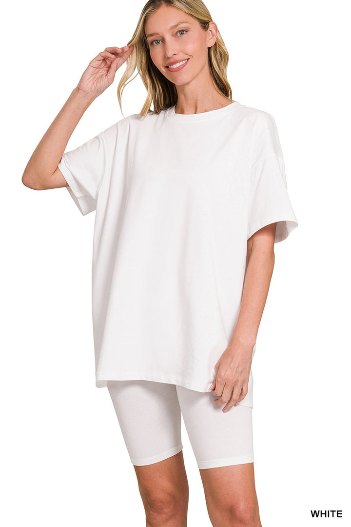 Bridal Biker Short + Tee Set