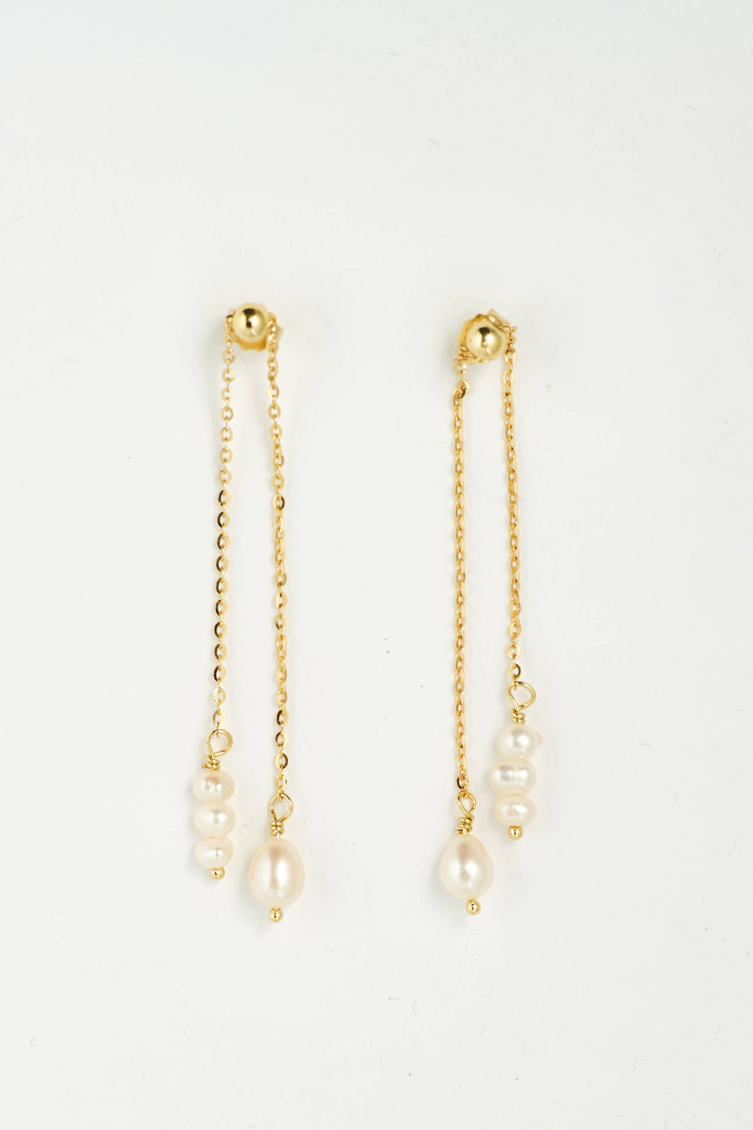 Penny Pearl Drop Earrings