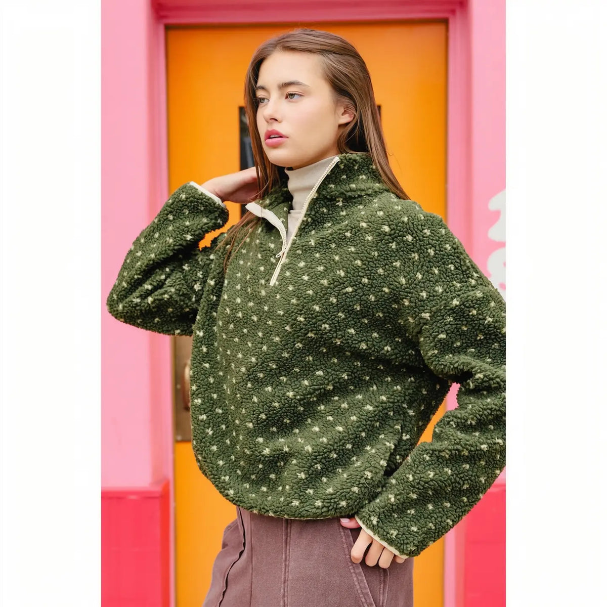 Polka Dot Sherpa