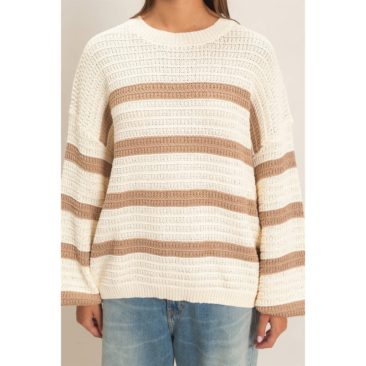 Striped Oversized Sweater