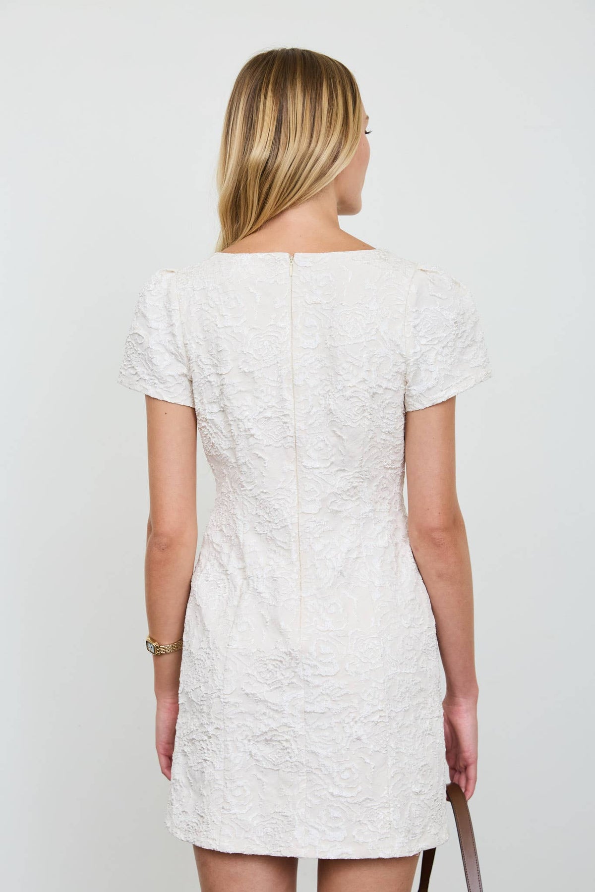 ROSE JAQUARD DRESS