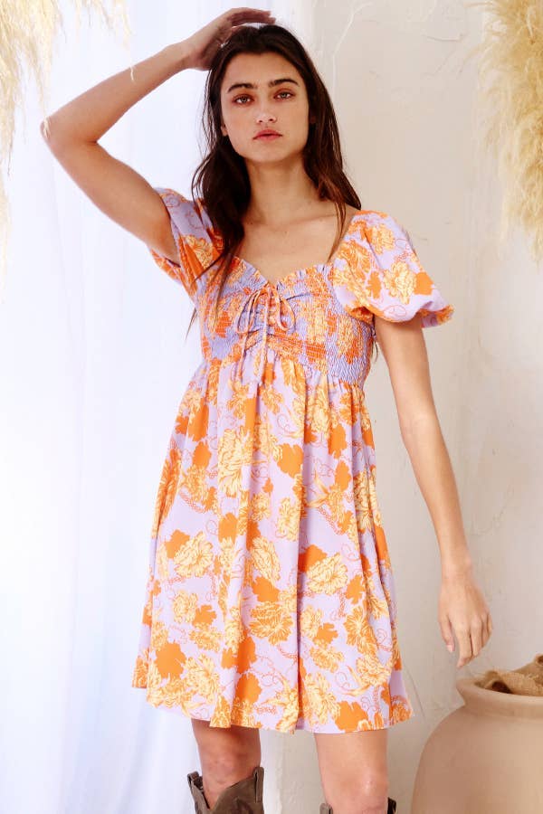 FLORIDA FLORAL DRESS