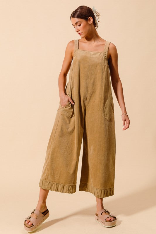 CORDUROY OVERALLS