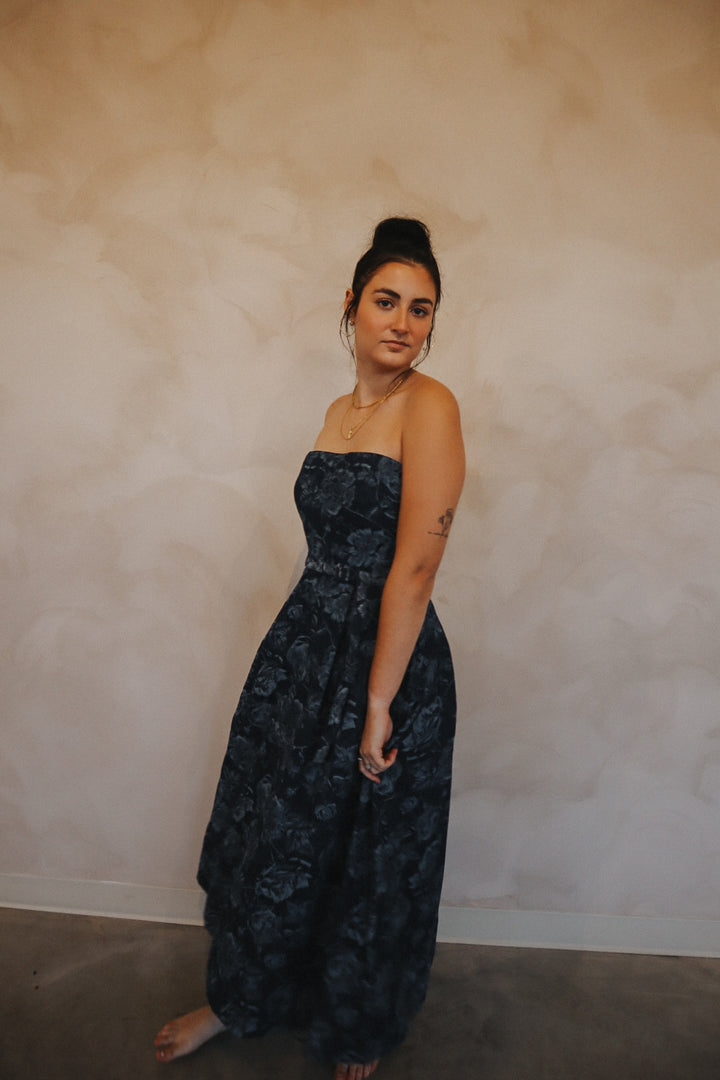 Rosey Denim Midi Dress