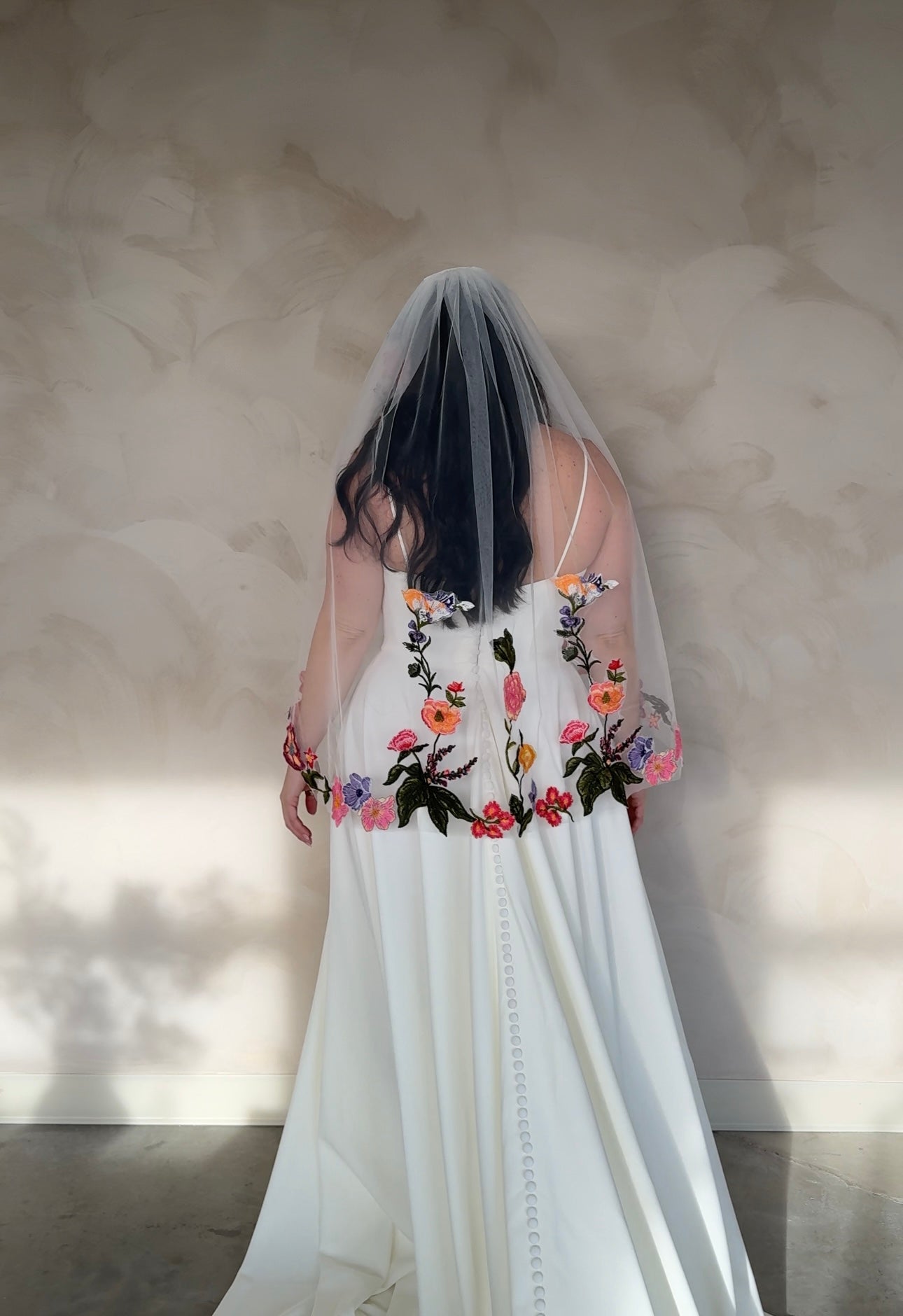 Spring Floral Veil