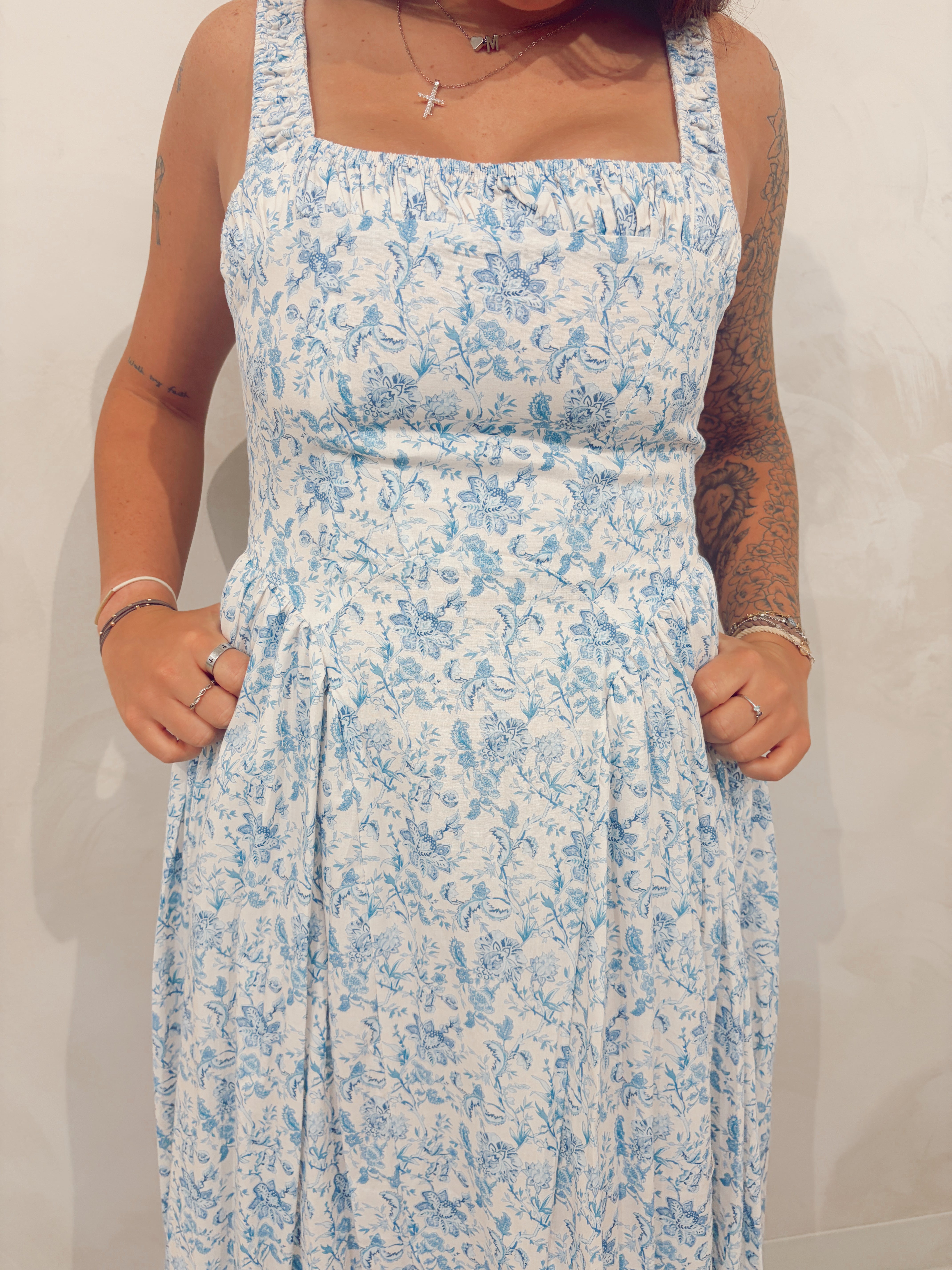 Flora Empire Waist Dress