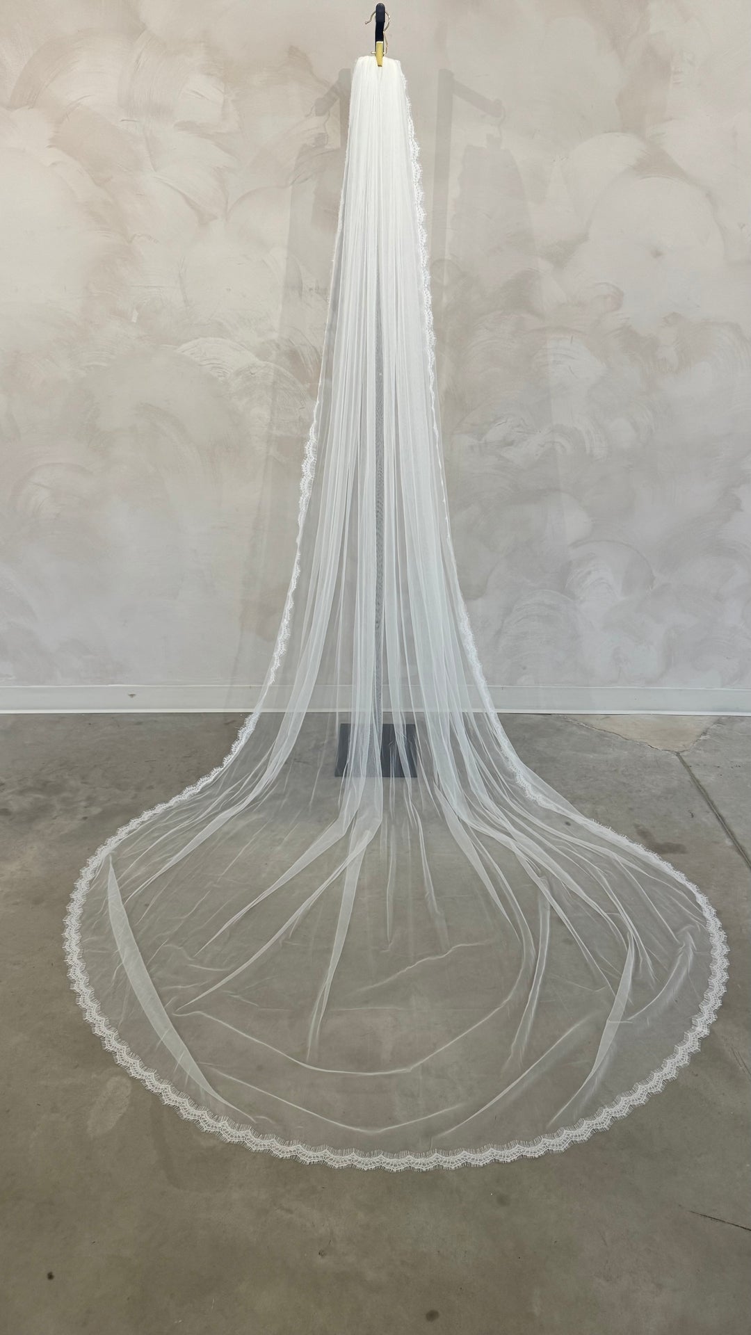 PETITE- Lace Edge Veil