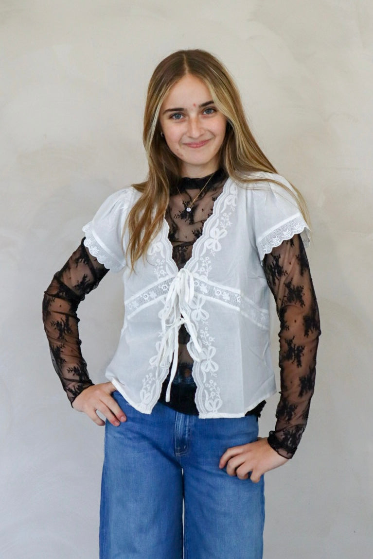 Lala Lace Top