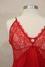 Red Lace Slip