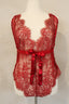 Red Lace Teddy