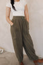 GREEN GAUZE PANTS