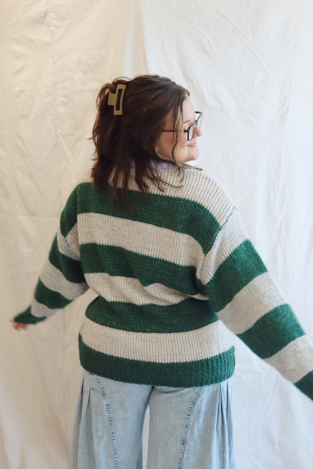 Oversized Striped Sweater