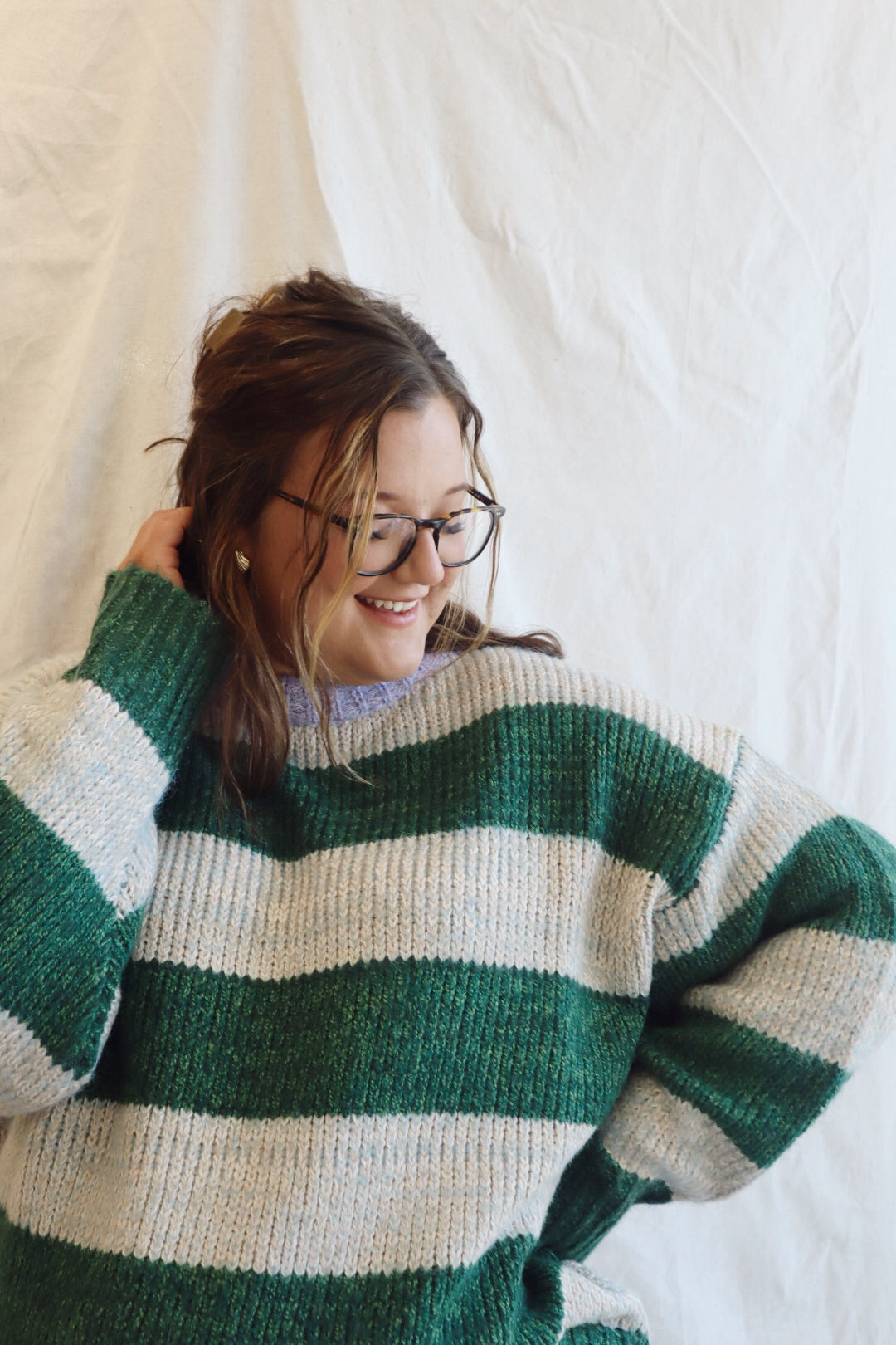 Oversized Striped Sweater
