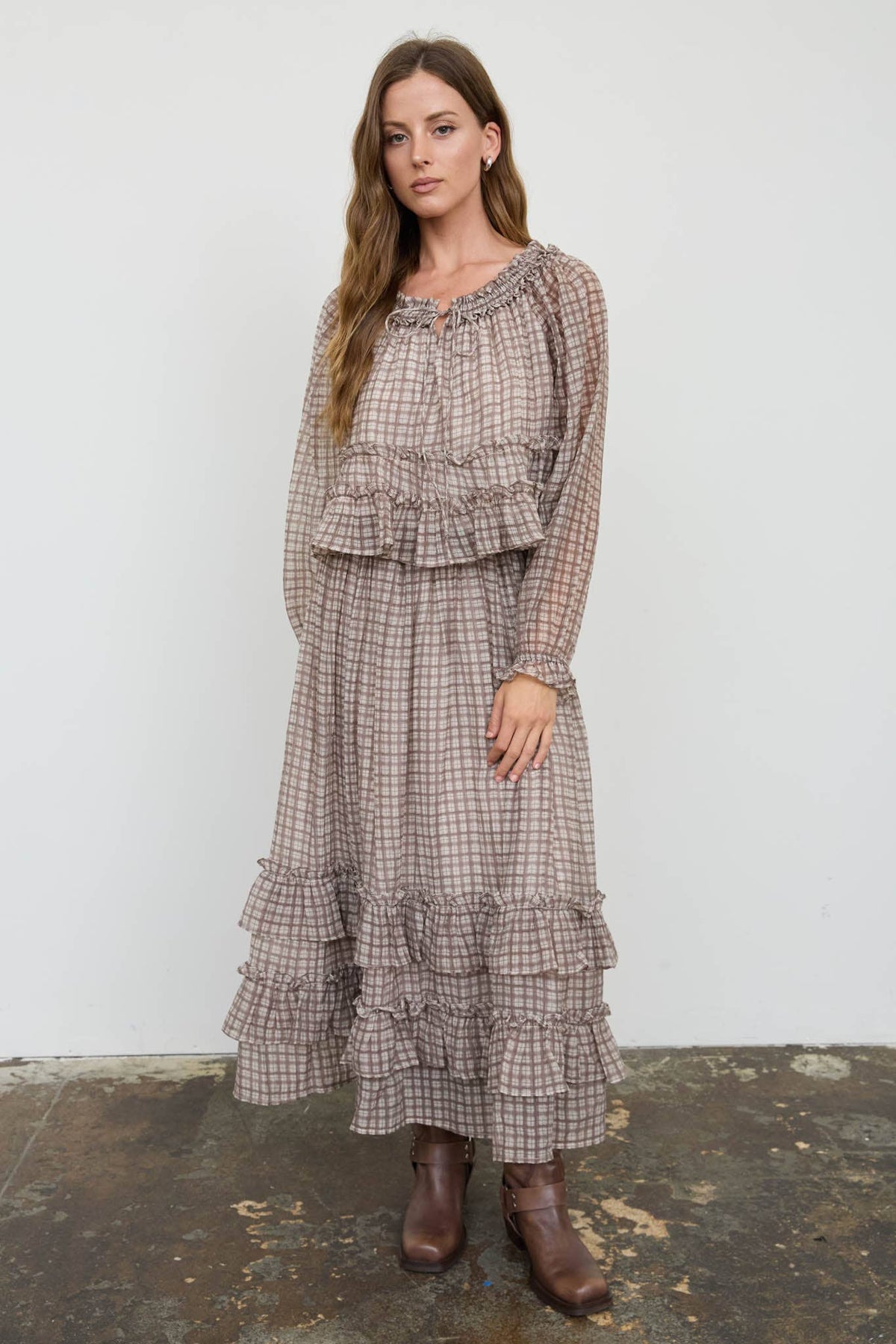 PENNY PLAID TOP