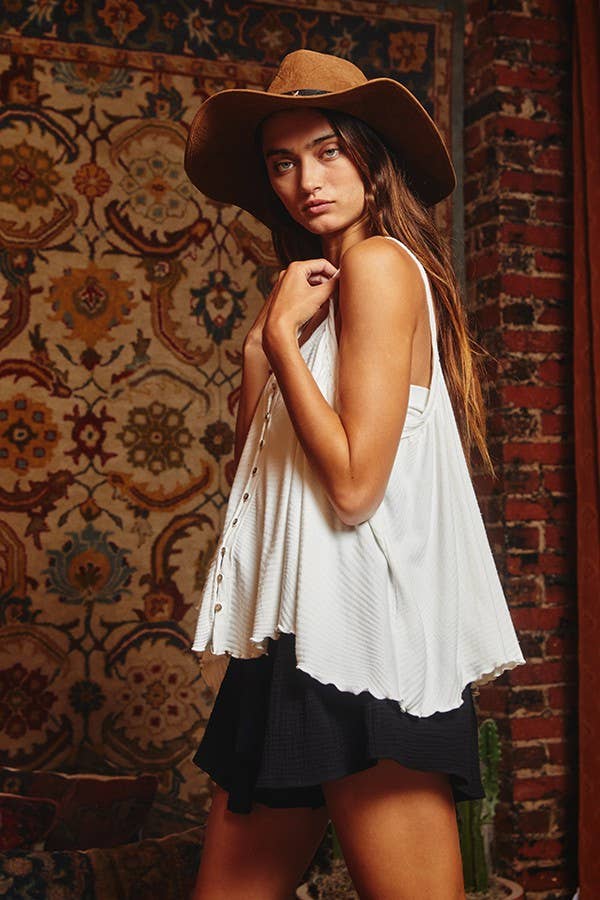 BONDI BUTTON TANK