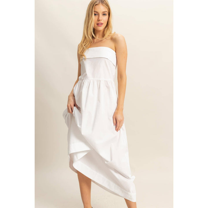 Chelsea Strapless Midi Dress